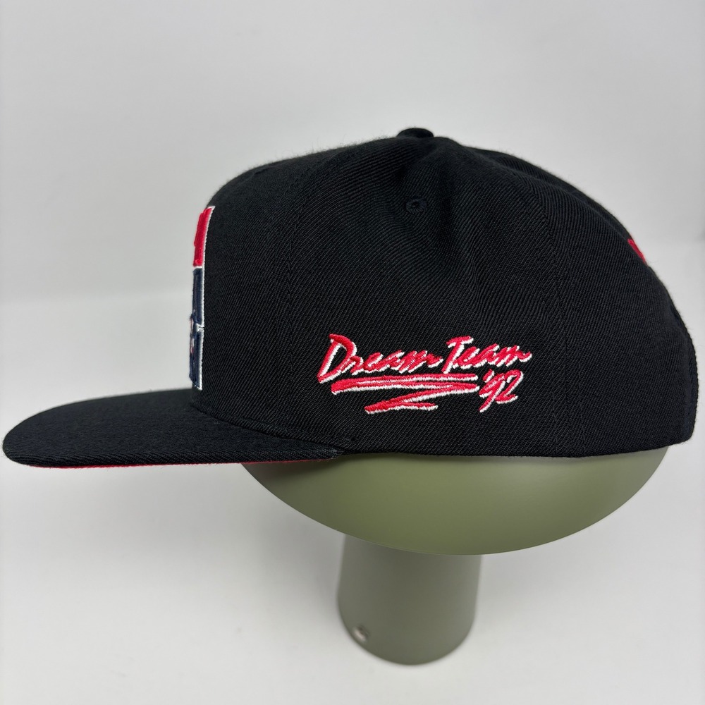 Mitchell & Ness USA Basketball Dream Team 92 Snapback Hat Black Wool Iconic NBA - Picture 2 of 10